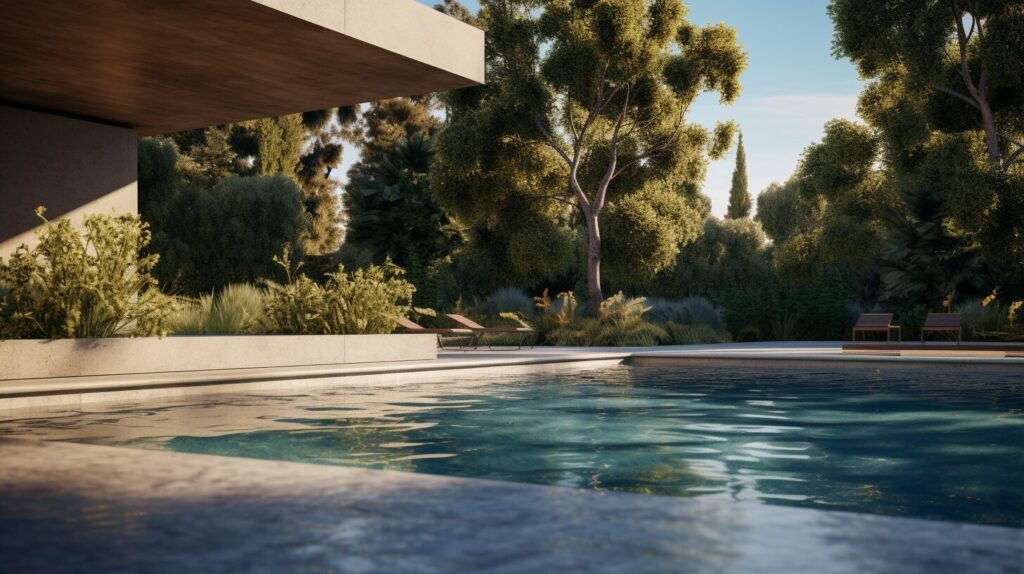concrete pool concrete pool